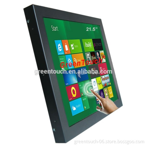 Use 4-wires resistive touch screen solution,USB touch interface 15 inch open frame monitor